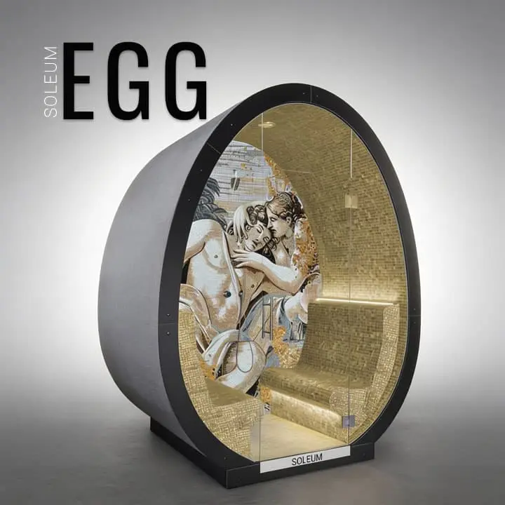 SICIS Design Art-SPA 4 Premium Dampfbad SOLEUM DESIGN-Egg