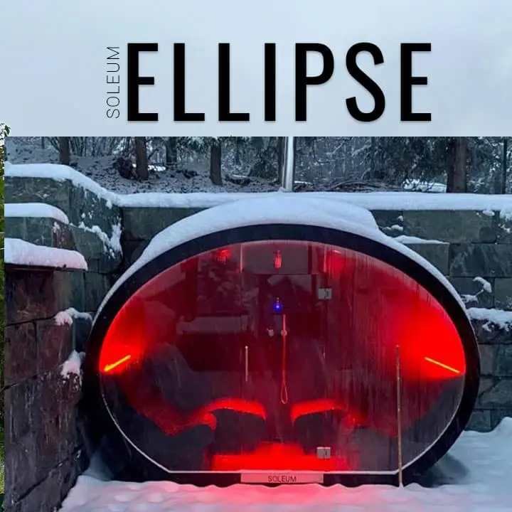 Luxury Heated Loungers & Salt Therapy Cabins | SOLEUM 5 Premium Dampfbad für den Außenbereich von SOLEUM