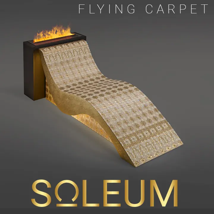 Luxury heated lounger Flying carpet 15 Heated Lounger FLYING CARPET from SOLEUM Austria