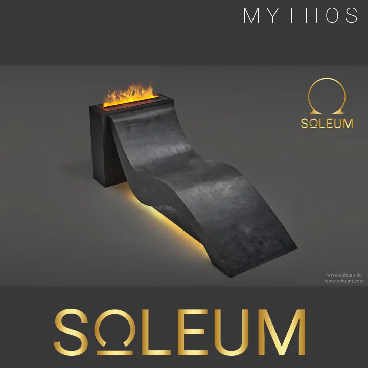 Heated Concrete Lounger MYTHOS 12 Heated lounger MYTHOS from SOLEUM