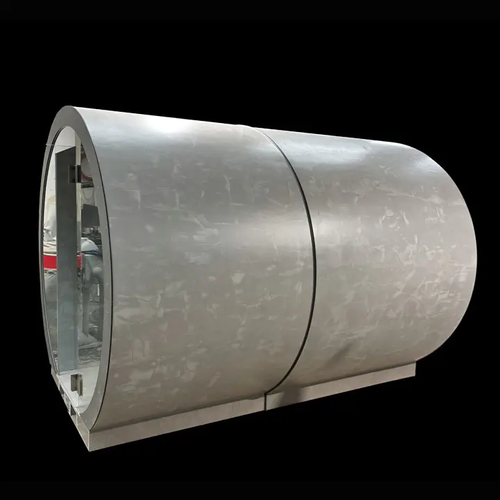 Outdoor SPA Sea Climate Chamber and Heated Loungers 20 OMEGA outdoor steam bath with TUBE stem